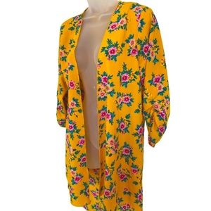 Flint & Moss Floral Duster Kimono